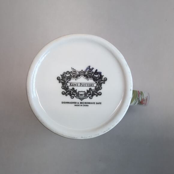 Kent Pottery Ashley Grace Flamingo Porcelain Mug Cup Coffee Tea Large Tall - Picture 6 of 8